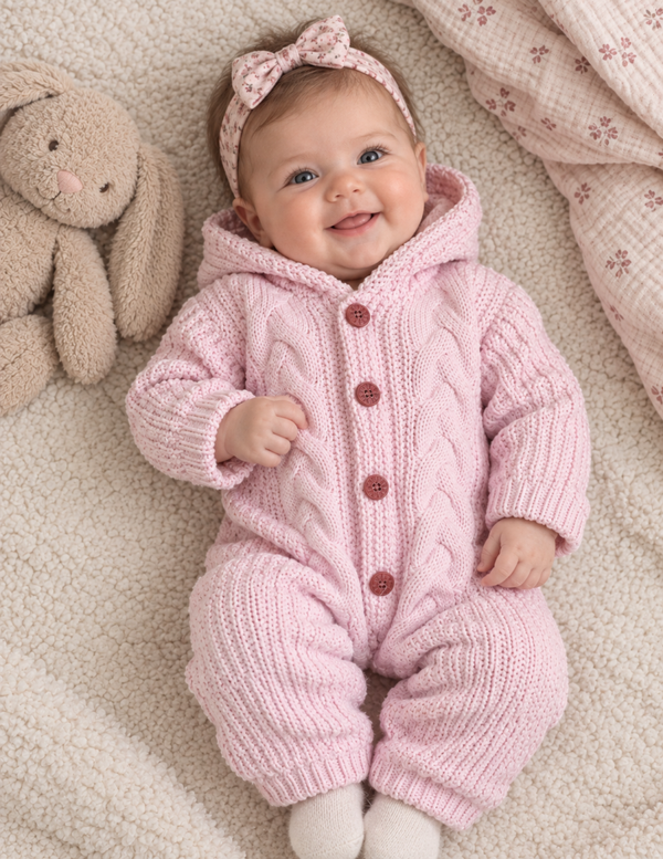 Boxpakje Caramini Knitwear gevoerd roze nr. 1