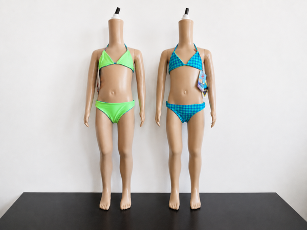 Bikini Zee&Zo omkeerbaar limoengroen mozaïek