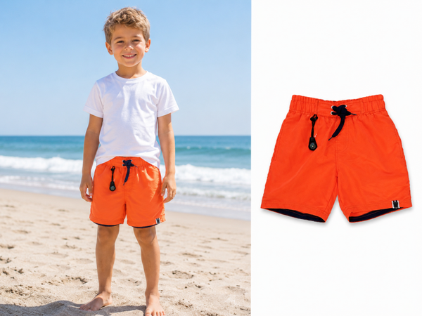 Zwembroek short Mayoral oranje maat 116-122