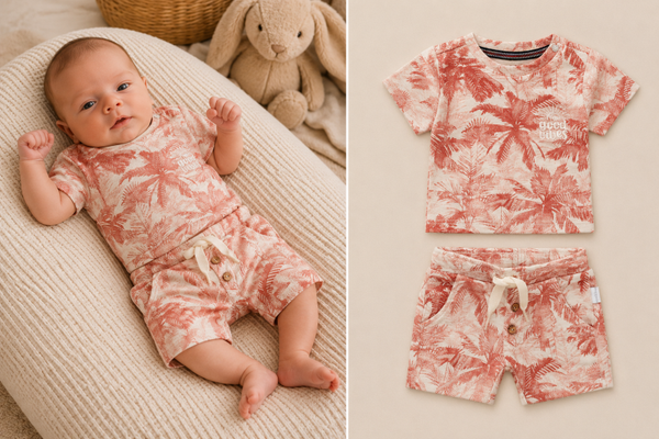 Set Noppies T-shirt Hudaida en Short Huanghua maat 56 NIEUW