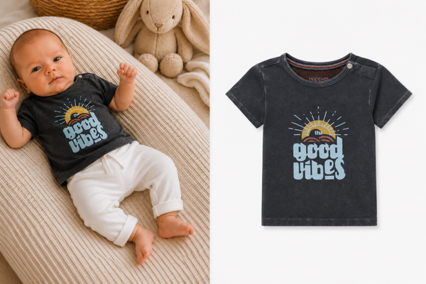 T-shirt Noppies Huzhou Ebony maat 56
