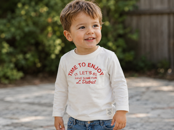 Longsleeve Little District creme