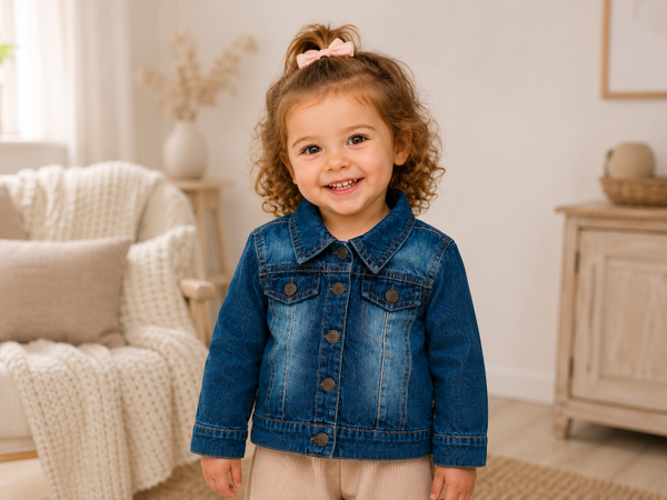 Jas Jeans Nutmeg donker blauw maat 98-104