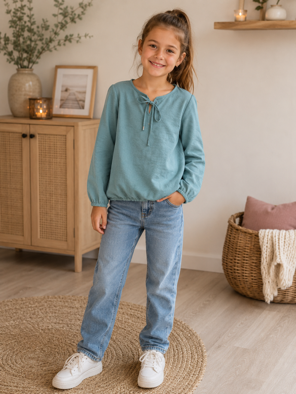 Blouse/top zeegroen