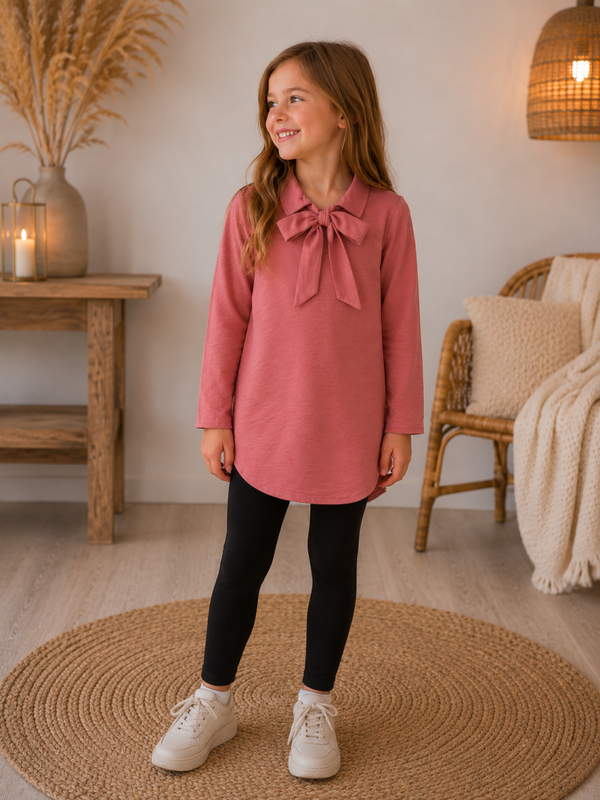 Tuniek roze maat 110-116