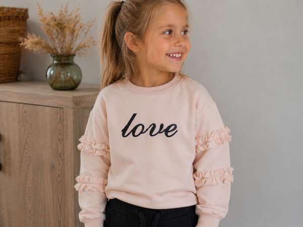 Sweater Fiona&Co Love maat 110-116