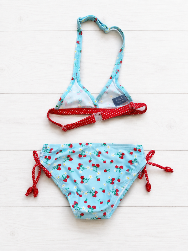 Bikini Far Out Rood Aardbeien maat 92-98