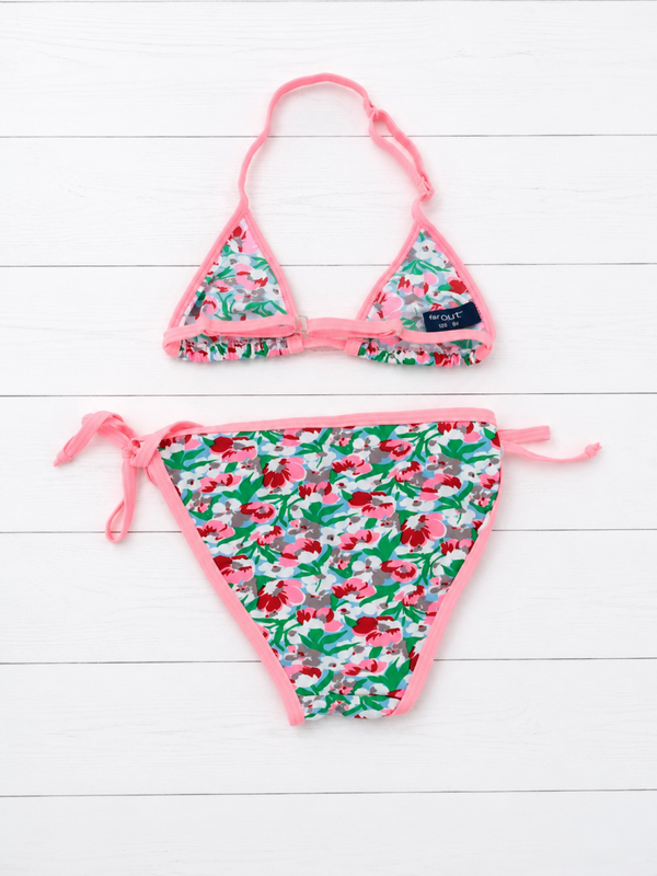 Bikini Far Out Rood Bloemen