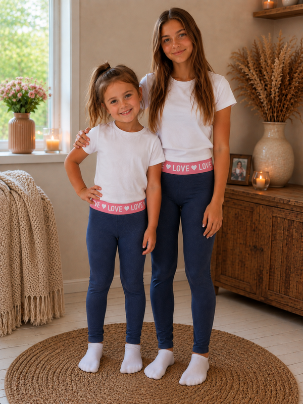 Legging Squared and Cubed donkerblauw