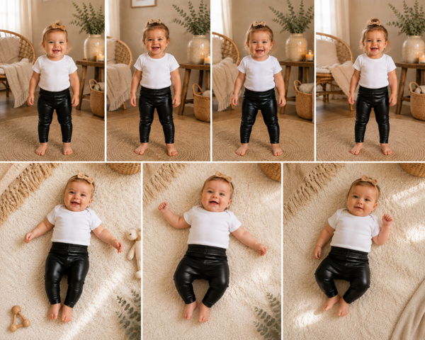 Legging chicaprie zwart nepleer