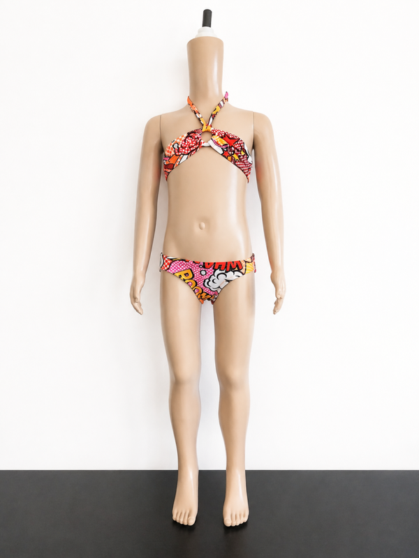 Bikini Just Beach Cartoon Red maat 92