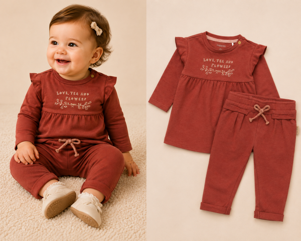 2 Delige set Noppies Jurk Londrina en Broek Leon maat 56