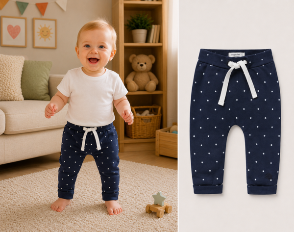 Broek Noppies Bain Navy maat 62
