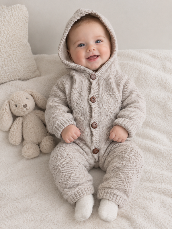 Boxpakje Caramini Knitwear gevoerd beige nr. 2