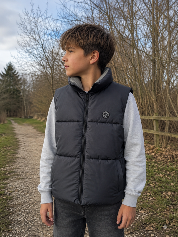 Bodywarmer Blue Seven zwart maat 152