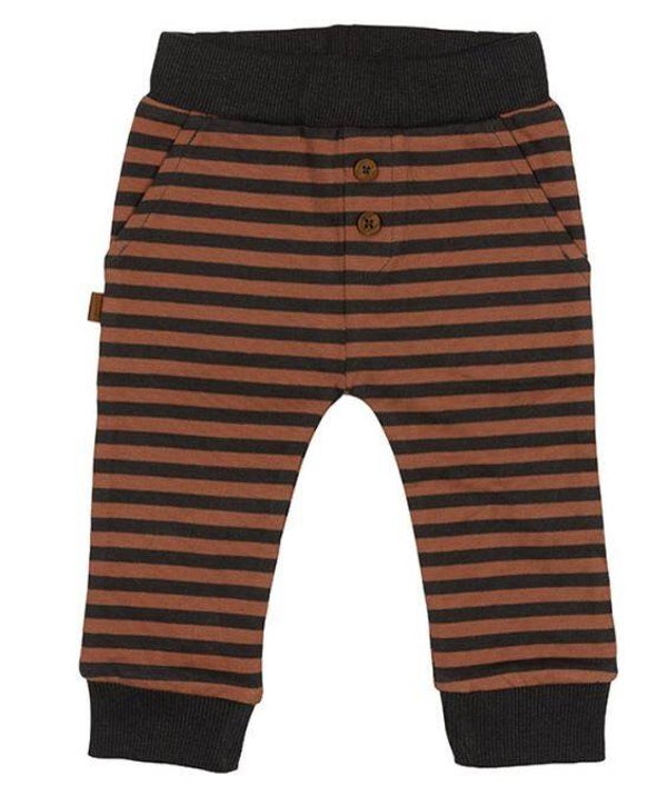 Broek Frogs and Dogs Stripes Chestnut maat 56