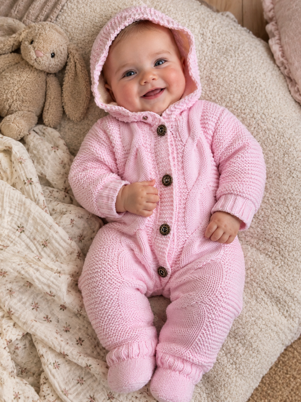 Boxpakje Caramini Knitwear gevoerd roze nr. 2
