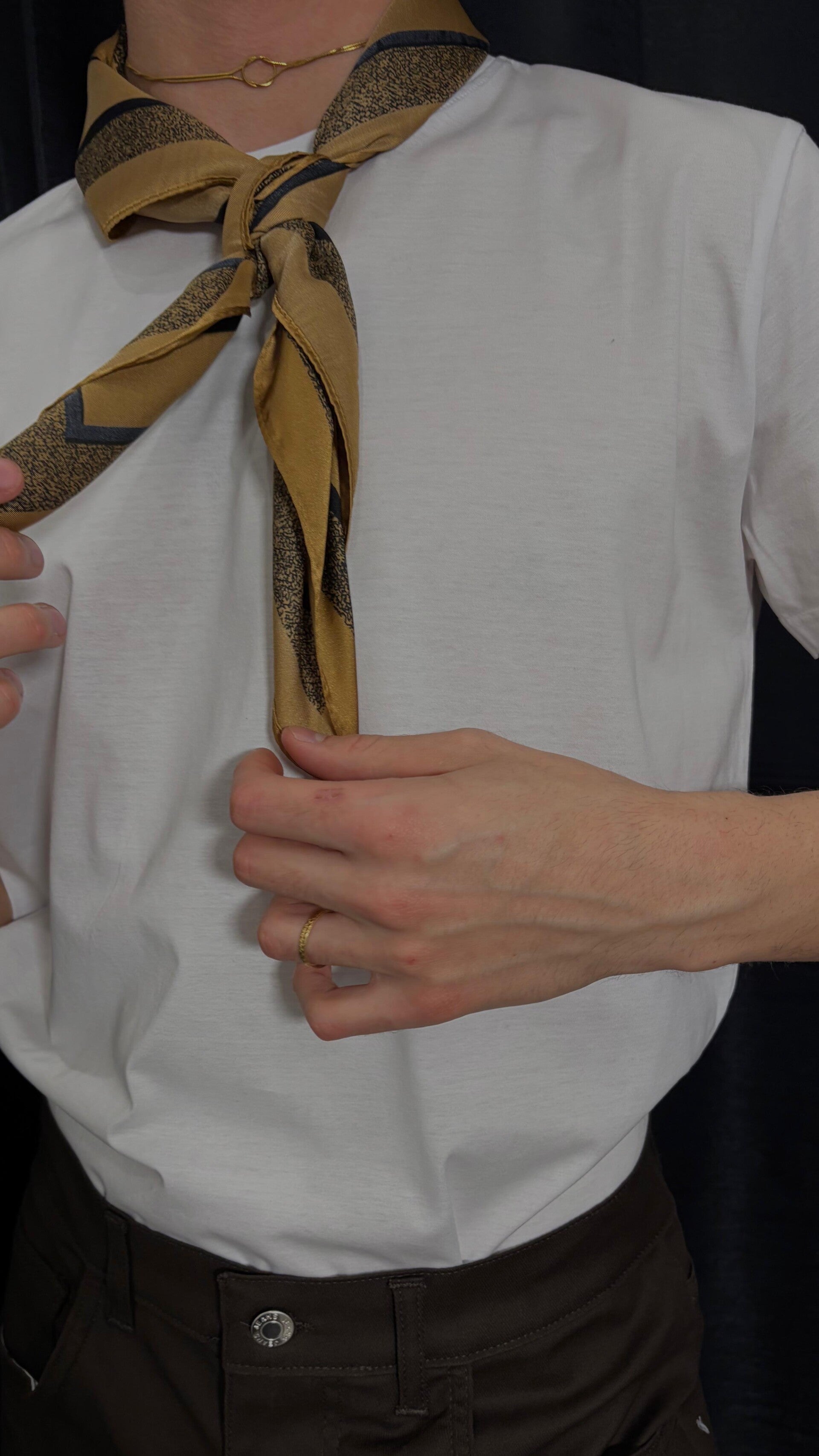 FOULARD BRONZE