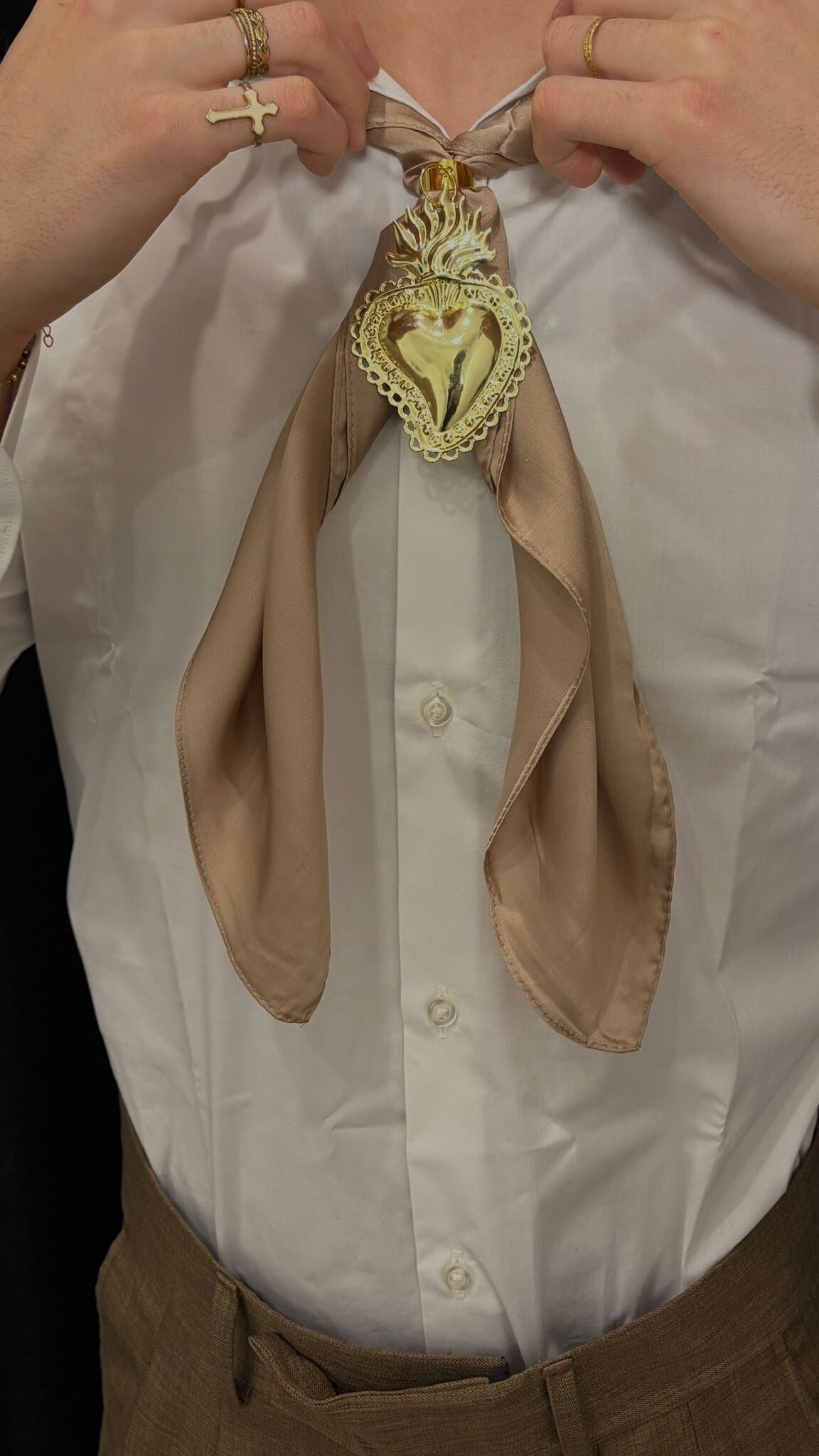 FOULARD CUORE SACRO