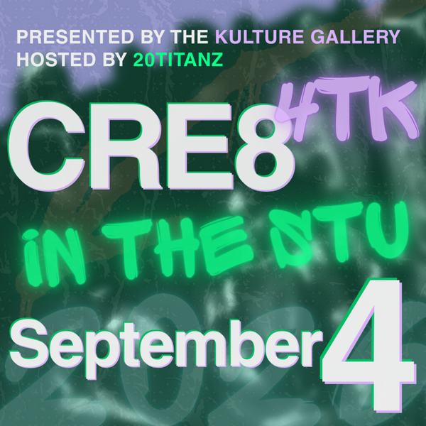 CRE8 4TK in the Stu — September 2026