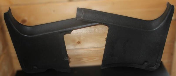 MUSTANG II  SET FLOOR KICK PANEL BLACK  1974-1978