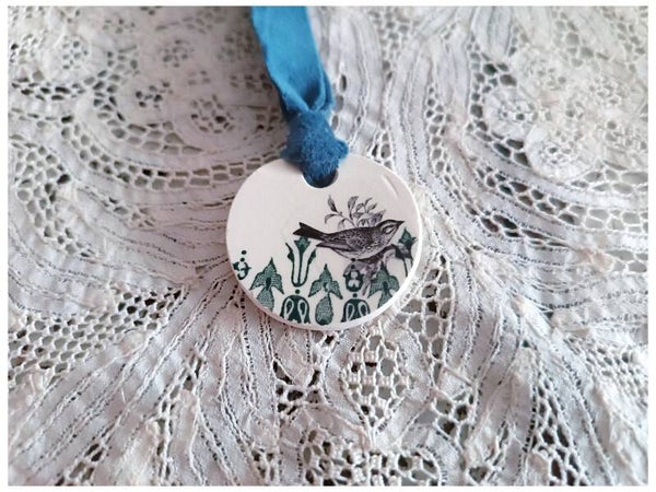 Collection Jardin d'hiver | médaillon 4 sérigraphié