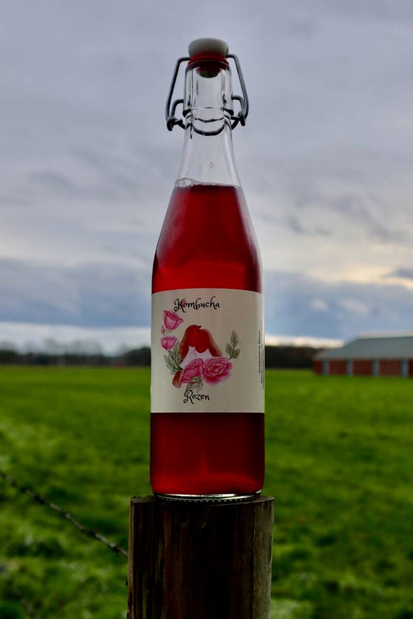 Rozen Kombucha (0.5 liter)