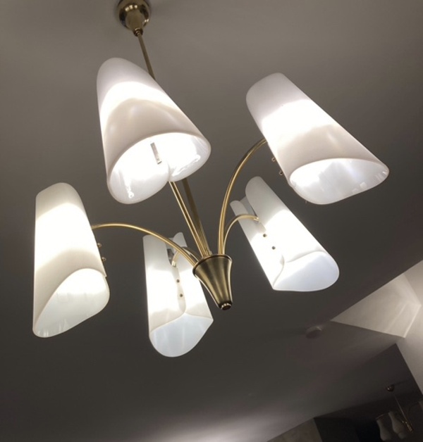 Nikoll Mid Century Messing Luster