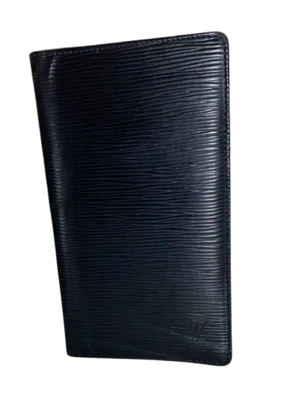 Louis Vuitton Portefeuille cuir Épi noir – Made in Spain – CA0026