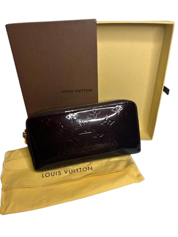 Louis Vuitton Portefeuille Zippy Monogram Vernis Amarante