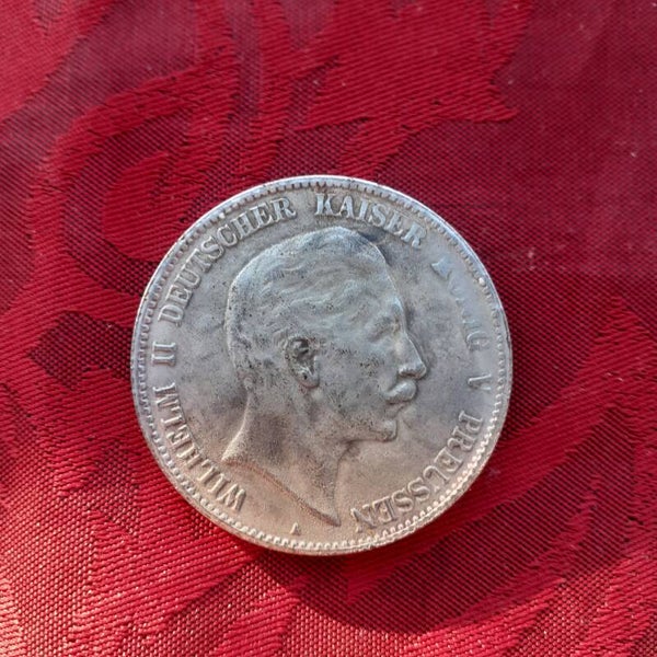 Wilhelm der zweite 5 Mark 1907 a