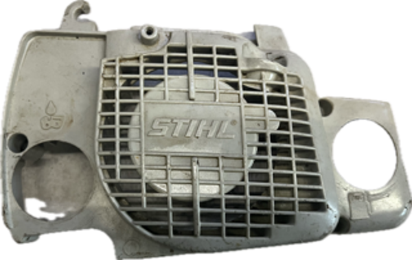 Carter de ventilateur occasion Origine STIHL - 017 - 018 - MS170 - 180 - Référence 1130-084 1000 / 1130 084 1000 / 1130-084-1000 / 11300841000