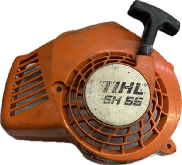 Carter de ventilateur avec lanceur révisé occasion origine STIHL SH55 - Référence 4229-080 2104 / 4229 080 2104 / 4229-080-2104 / 42290802104