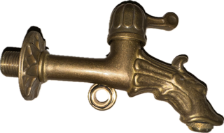 Robinet Dragon pour fontaines extérieures en laiton - entrée mâle 15x21