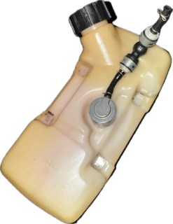 Réservoir de carburant avec durite occasion origine KAWASAKI TD48 - Référence 51001