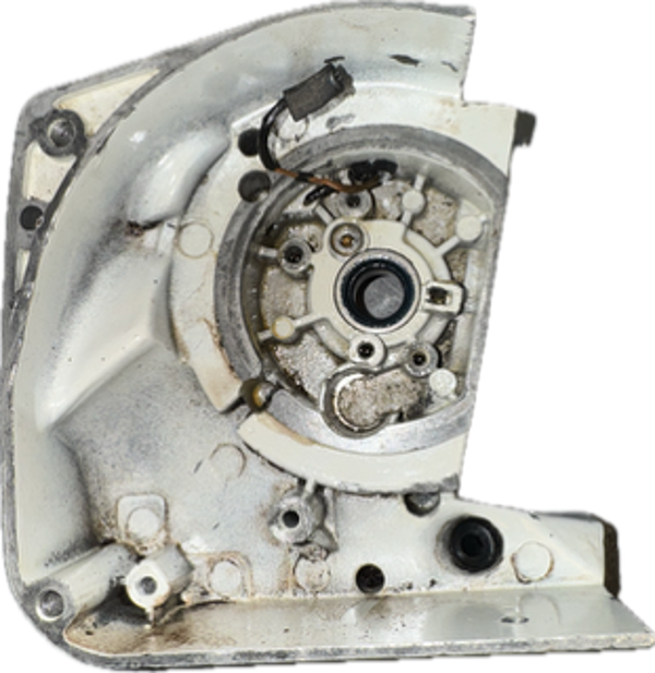 Carter coté rotor occasion origine STIHL 020AV - Référence 1114-021 0700 / 1114 021 0700 / 1114-021-0700 / 11140210700