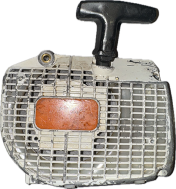 Lanceur complet avec poignée ElastoStart occasion origine STIHL MS460 -  Référence 1128-080 2104 / 1128 080 2104 / 1128-080-2104 / 11280802104