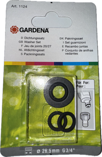 Jeu de joints 4x 3/4" GARDENA - Référence GA1124