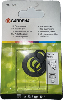 Jeu de joints 4 x 1" GARDENA - Référence GA1125