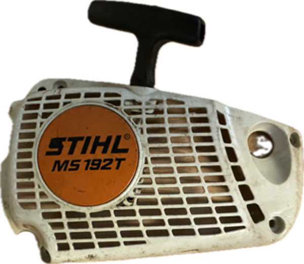 Carter de ventilateur avec  lanceur occasion origine STIHL MS192T - Référence 1137-080 2100 / 1137 080 2100 / 1137-080-2100 / 11370802100