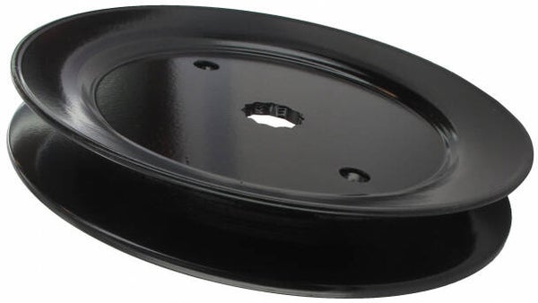 Poulie gorge en V o Ext: 130mm o Int: 95mm l. gorge: 15mm H: 22.6mm Alesage: 15.9mm AYP, ROPER, HUSQVARNA, JONSERED, BERNARD, PARTNER REF 19-9200