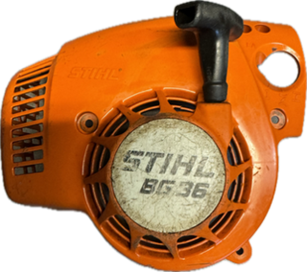 Carter de ventilateur avec lanceur révisé occasion origine STIHL BG86 - Référence 4241-080 2110 / 4241 080 2110 / 4241-080-2110 / 42410802110