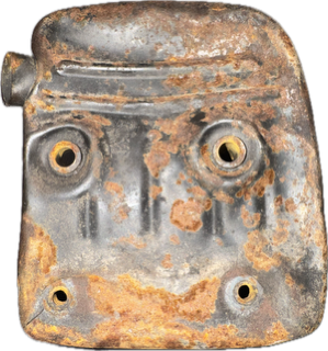 Silencieux occasion origine HUSQVARNA 394XP - Reference 503 71 13-07 / 5037113-07 / 503711307