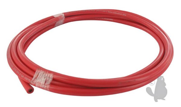 Câble batterie rouge + noir à 6 conducteurs avec gaine poly vinyl type 2- 60V 6GA, L: 3 m, diamètre câble int: 5,5 mm, diamètre ext: 9 mm. - Référence 2405986 / 2405987