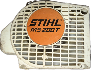 Carter lanceur occasion origine STIHL MS200T - Référence 1129-080 2105 / 1129 080 2105 / 1129-080-2105 / 11290802105