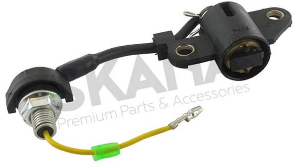 Module de sécurité et d'alerte niveau huile adaptable HONDA modèles GX110, GX120, GX140, GX160, GX200. Remplace origine 15510-ZE1-000, 15510-ZE1-033. Référence 2600452
