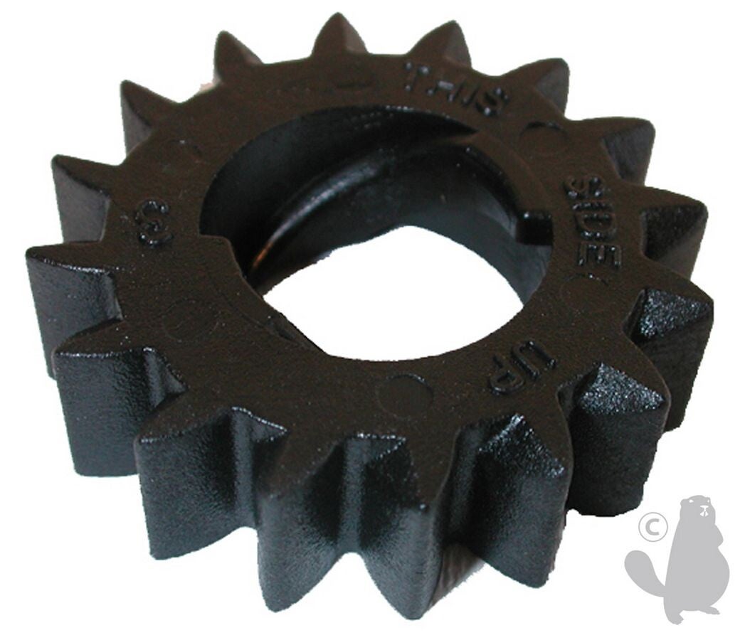 Pignon de démarreur plastique 16 dents adaptable pour BRIGGS & STRATTON. Remplace origine: 280104, 280104S, 693058, 693059, 695708 - Référence 5100424