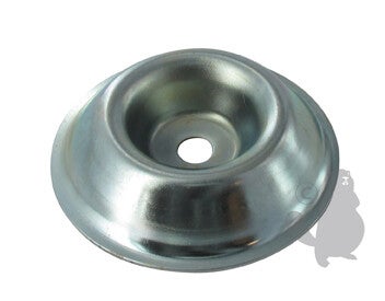 Coupelle d'appui en acier, alésage: 10mm, Diam: 85mm.  Réf accessoire 1600533
