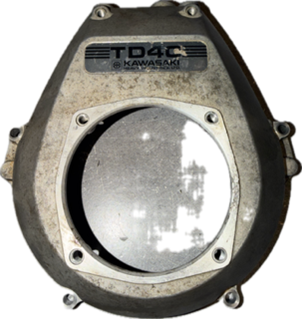 Carter de support de cloche d'embrayage occasion origine KAWASAKI TD40 - Référence