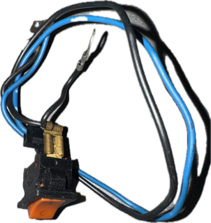 Touche d'arrêt + fils occasion origine STIHL BG86 - SH86 - Référence 4241-430 8900 / 4241 430 8900 / 4241-430-8900 / 42414308900